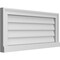Ekena Millwork Vertical Surface Mount PVC Gable Vent w/ 2"W x 2"H , Brickmould Sill Frame, 30"W x 14"H GVPVE30X1403SN - alternate 5